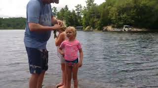 teaching the fish who's boss