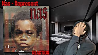 FLOW JUST CRAZY! Nas - Represent REACTION | First Time Hearing!