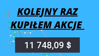 Pokazuję jak kupuję akcje w swoim portfelu inwestycyjnym. Akcje na giełdzie