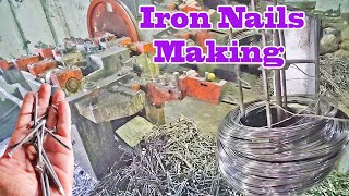 How to make Automatic WIRE NAIL Making Machine / Small Scale Industry