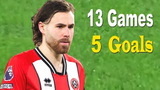 Ben Brereton Díaz All 5 Goals for Sheffield United