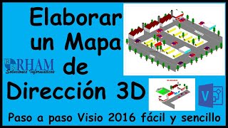 💥5. Como elaborar un Mapa de Dirección en VISIO 2016 | CLASES PARA PROFESORES DE COMPUTACIÓN