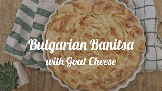 Bulgarian Banitsa With Goat Cheese (Traditional Bulgarian Cuisine | Woodfood Kitchen)