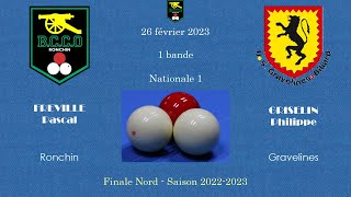 Bande N1 - Finale départementale - FREVILLE Pascal / GRISELIN Philippe [100]