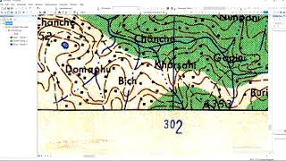 Georeferencing of toposheet in ArcGIS