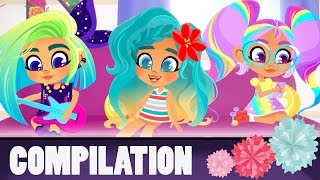 #Hairdorables 🎤👗🎨 Skillful Dolls Cartoon Compilation For Kids