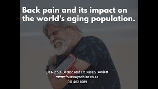 Back Pain and an Aging Population