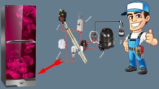 Fridge Wiring diagram, refrigerator wiring