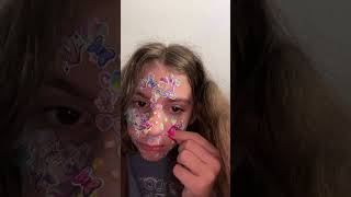 Part 3 of covering my face with stickers:) no cool ending:(