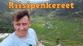 Banaue Filippiinit ja riisipenkereet