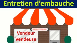 Simulation d'entretien d'embauche : Vendeuse