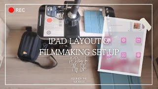 Vlog #6: Customize Ipad Home screen and Video Editing tool Set-up 🗓️🎞️