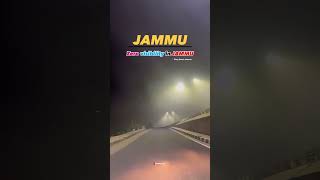 Zero visibility in JAMMU 🥶@jammu_jn #jammu #jk #jammu_in