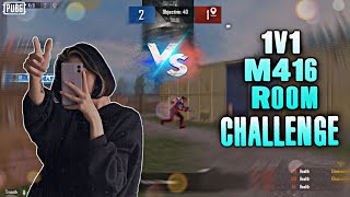 1vs1 M416 Room Challenge #itsmanoyt #pubgmobile