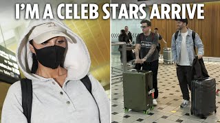 Tulisa keeps a very low profile as she lands in Australia ahead of I’m A Celebrity