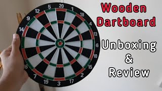 Wooden Dartboard Tournament Unboxing and Review | RayanS