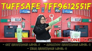 PELINDUNG TANGAN ANTI SAYAT | Jual Tuffsafe TFF9612551F CUT 5 GREEN