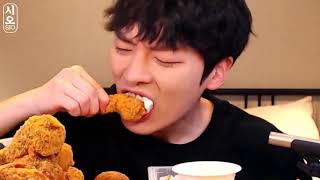 Mukbang Chicken🍗🍺 치맥! 뿌링클 닭다리,치즈볼,소떡,치즈스틱 먹방 BHC Cheese ball, Rice Cake Eatig show SIO ASMR 시오