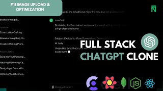 Build And Deploy Your Own ChatGPT For Free With React 19  |#11 Image Upload And Optimization Setup