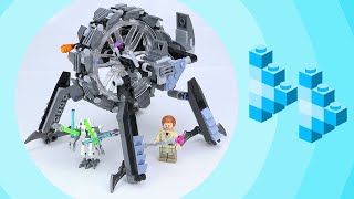 Fast Forward building General Grievous Wheel Bike [Lego 75040]