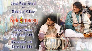 Sarangi Maestro Ustad Kamal Sabri Ji | Ministry of Culture | SpicMacay | Live | Global Vision School