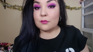 BOLD VALENTINE'S DAY PINK/PURPLE SMOKEY EYE-NEON BRIGHTS