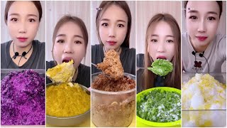 [solo] || only Qian's ice eating asmr || full video || compilation