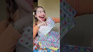 Unboxing Delicious Rainbow LollipopSummer Critical Strike Lollipop #shorts #candy #funny