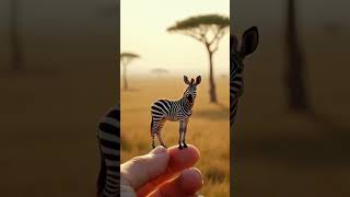 Small zebra 🦓✨😱 #ai #zebra#fyp #viralvideo