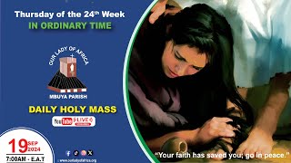 Thursday of the Twenty-fourth Week in Ordinary Time |Daily TV Mass, Thursday  19th September, 2024