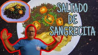 Saltado de SANGRECITA | CERO ANEMIA | Comida nutritiva ALTA EN HIERRO