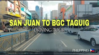 Brgy.Little Baguio San Juan To Bgc Taguig Driving Tour December 2023 / Philippines 🇵🇭