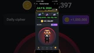 Hamster Kombat Daily Cipher July  6, 2024 #crypto