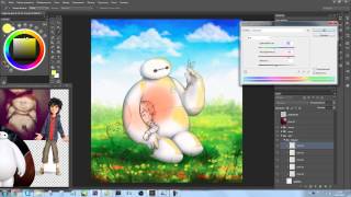 Big Hero 6 Photoshop CS6 {speedpaint}