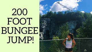 HIGHEST BUNGEE JUMP IN NORTH AMERICA & Bon Echo camping! | Charlotte Kingston