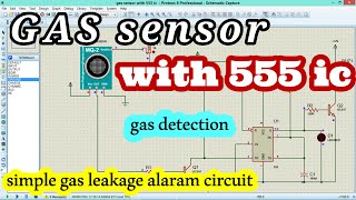 gas sensor with 555 Ic // LPG Gas Leakage Detector using Gas Sensor and 555 Timer IC