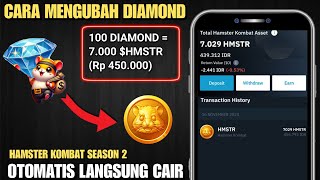 BONGKAR! Cara Mengubah Diamond Gratis Di Hamster Kombat Hingga Menjadi Rupiah❗Hamster Kombat Update