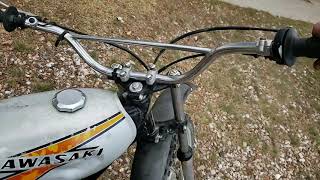 1978 Kawasaki KD175 trail bike