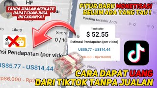 CARA MONETISASI TIKTOK - DAPAT UANG DARI TIKTOK 2023