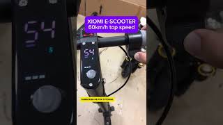 Xiomi e-scooter 60km/h top speed