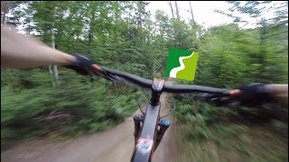 Cygan - Enduro trails Bielsko Biala (crash)