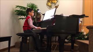 Parker Wolf (age 6) - For the Beauty of the Earth (church special)