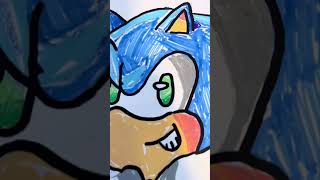 You’ve NEVER Seen A Drawing Like This…🤯 |Sonic From Sonic The Hedgehog! #shorts