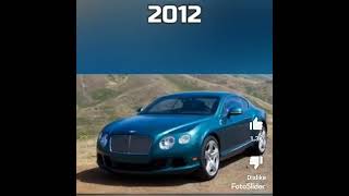 Evolution of Bentley continental GT (2003~2022)