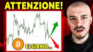 ⛔️BITCOIN IMPORTANTE.. PREPARARSI AL CROLLO!!? Crypto News Italia📊