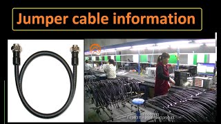 RF jumper cable specifications | Jumper cable information | What is an RF jumper