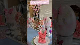 Spring & Easter Table Setting ~ Decorate With Us #home #eastertable #springdecor #homedecor #diy