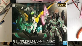 Unboxing - RG Full Armor Unicorn Gundam