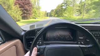 1992 Saab 900 Cold Start and Short Drive