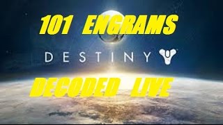 101 Engrams Decoded In Destiny with SchmudtheDarth